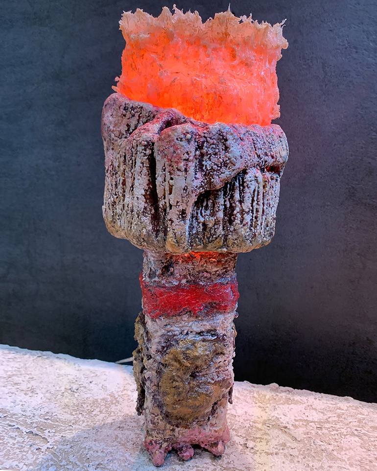 Original Conceptual Abstract Sculpture by Kerstin Amend-Pohlig