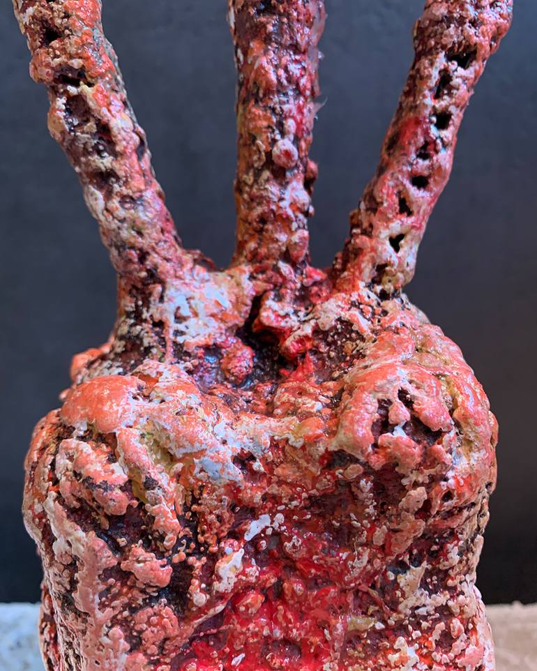 Original Conceptual Abstract Sculpture by Kerstin Amend-Pohlig