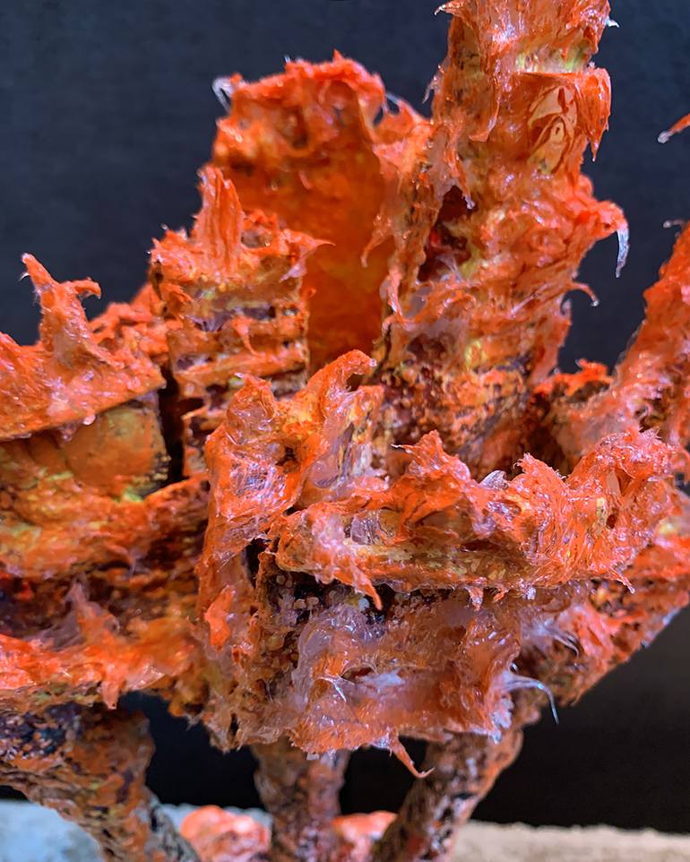 Original Conceptual Abstract Sculpture by Kerstin Amend-Pohlig