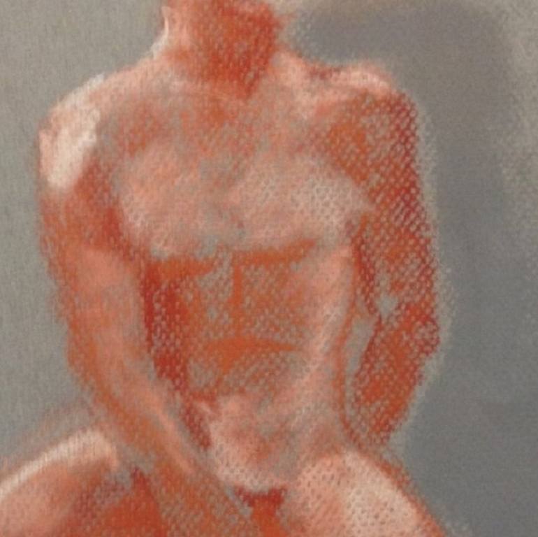 Original Expressionism Nude Drawing by Marian Yap