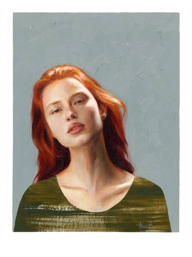 Print of Portrait Paintings by Anna Bernadskaya