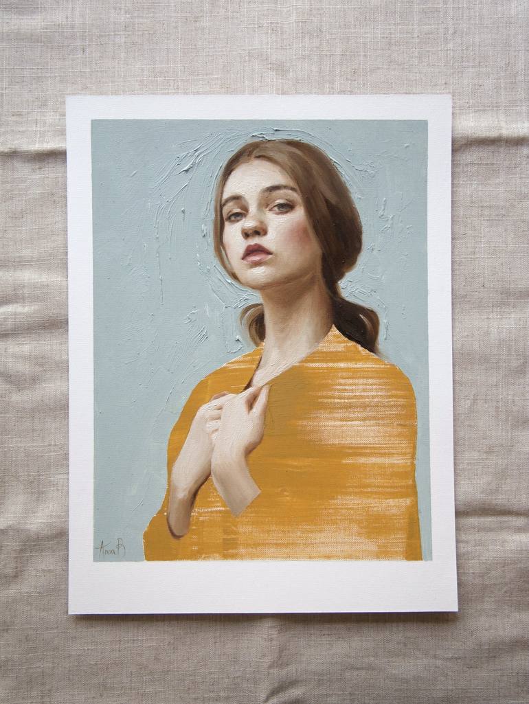 Original Portrait Painting by Anna Bernadskaya