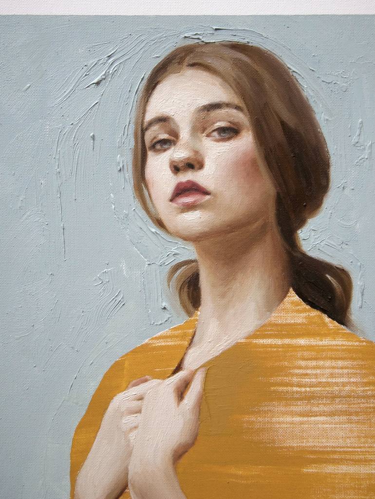 Original Portrait Painting by Anna Bernadskaya