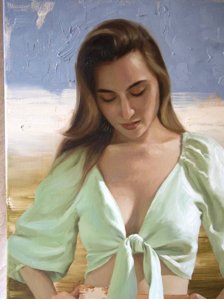 Original Portrait Painting by Anna Bernadskaya