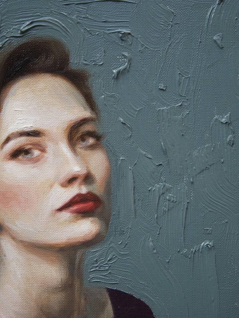 Original Contemporary Portrait Painting by Anna Bernadskaya