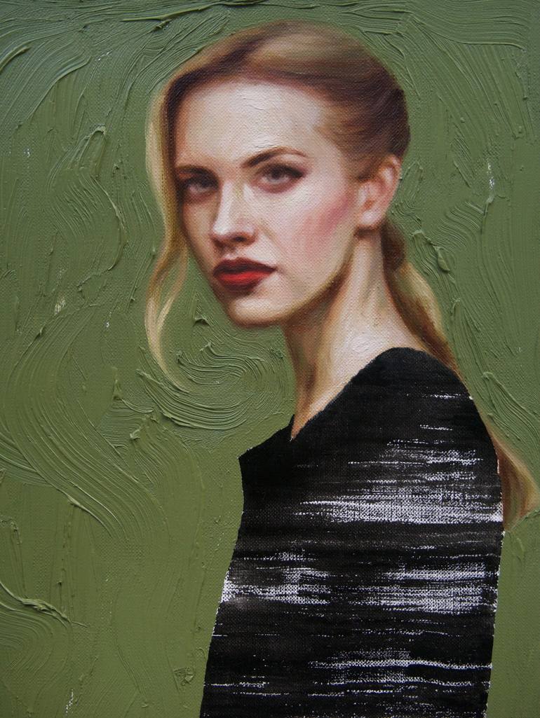 Original Contemporary Portrait Painting by Anna Bernadskaya