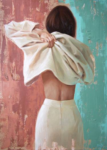 Original Figurative Women Paintings by Anna Bernadskaya