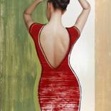 Original oil painting Unveiling Myself by Anna Bernadskaya