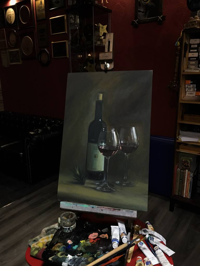 Original Fine Art Still Life Painting by Anna Bernadskaya