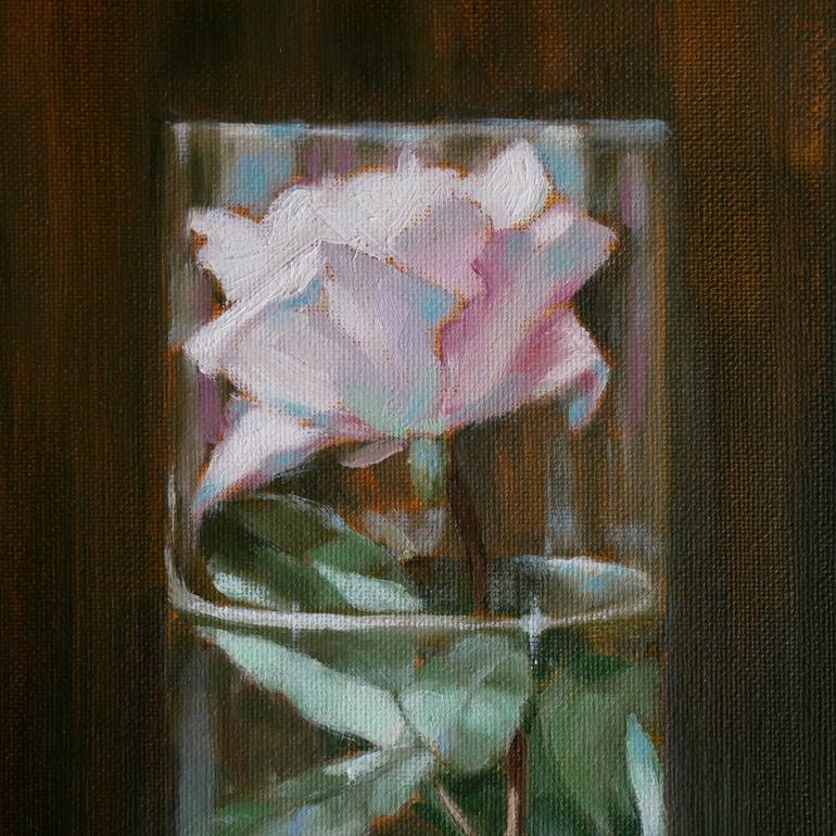 Original Realism Floral Painting by Anna Bernadskaya