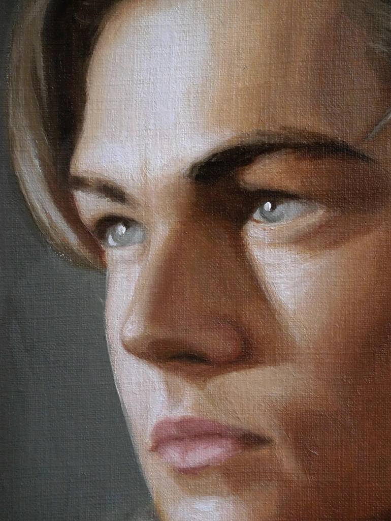 Original Photorealism Celebrity Painting by Anna Bernadskaya