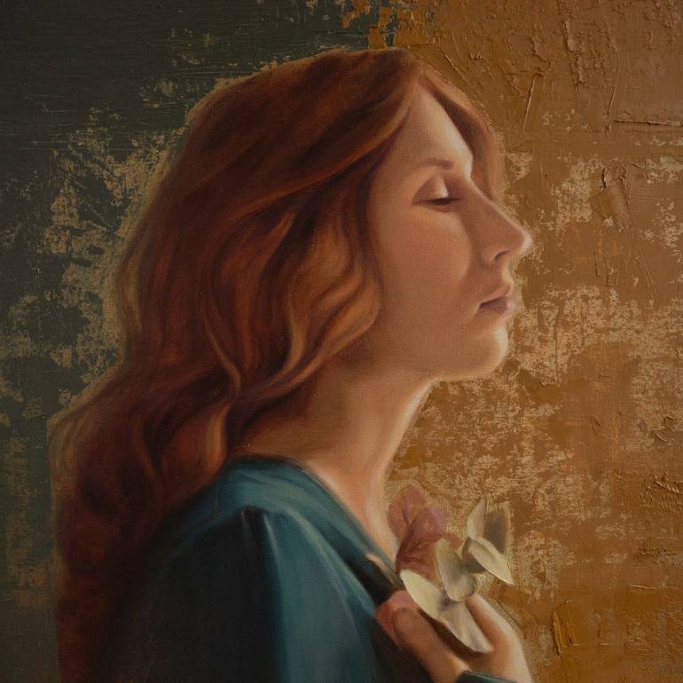 Original Art Deco People Painting by Anna Bernadskaya