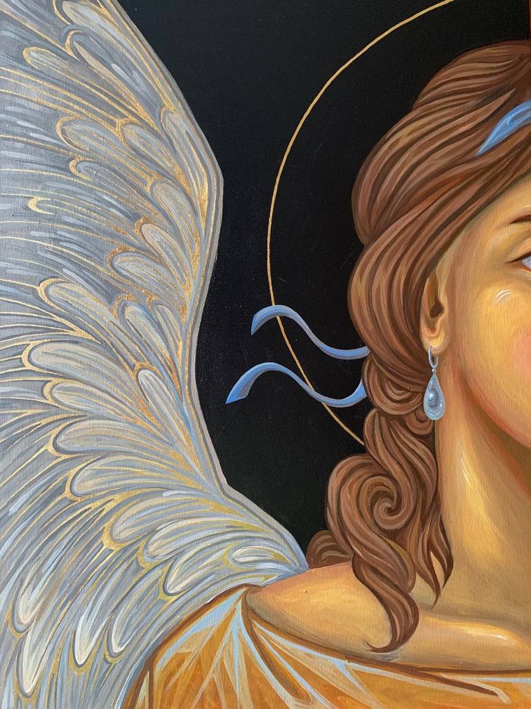 Invisible Angel Painting by Alyona Denisova | Saatchi Art