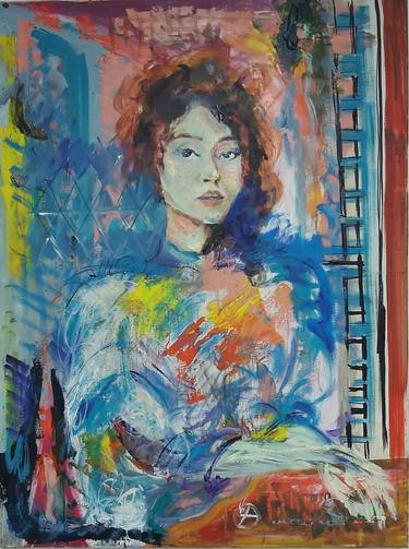 Original Impressionism Portrait Paintings by Jenny Yusupov