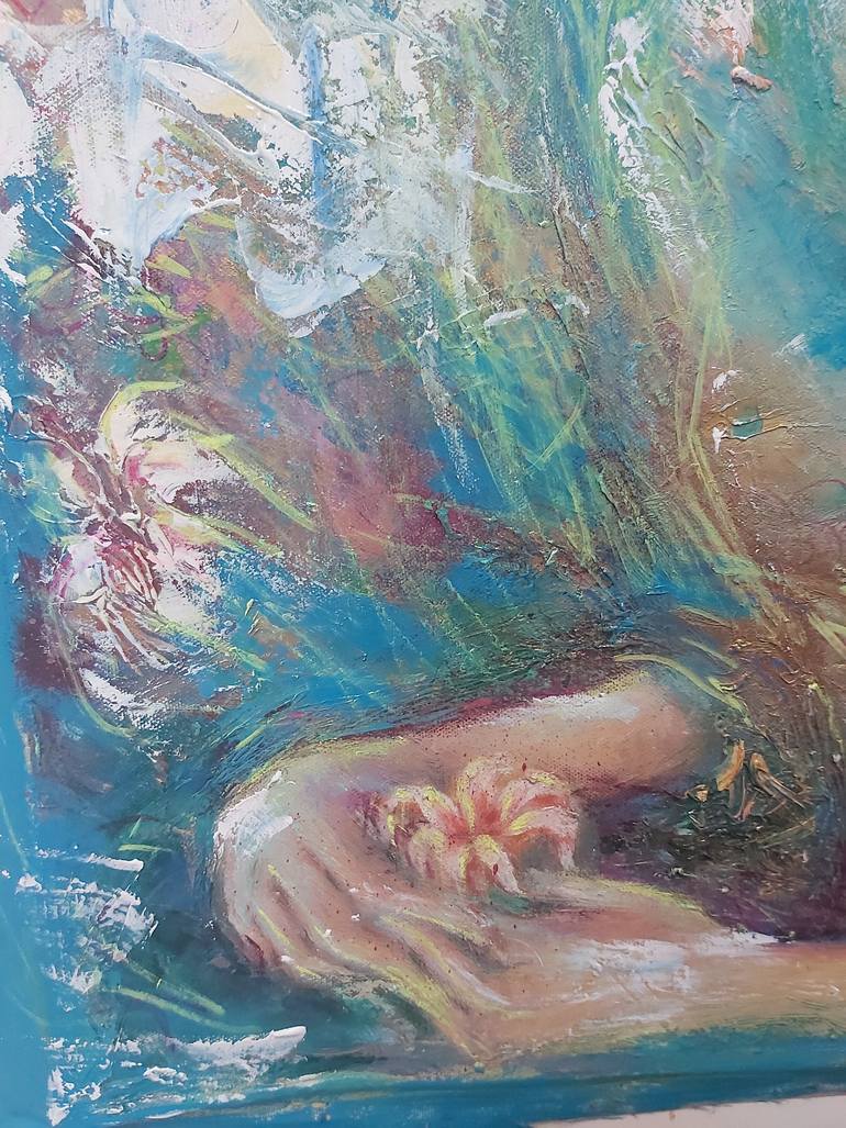 Original Modernism Women Painting by Jenny Yusupov