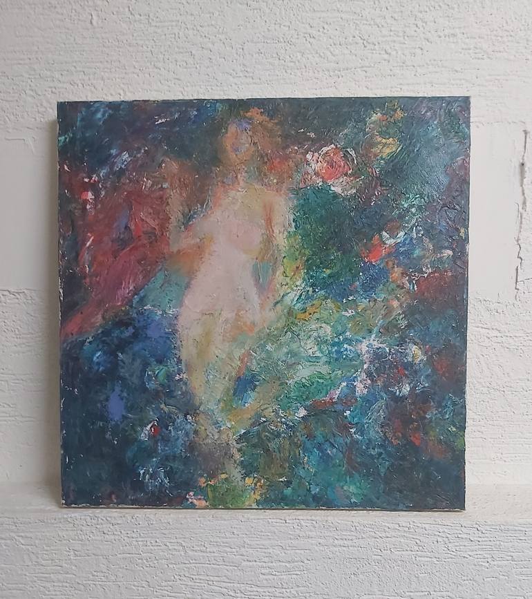 Original Abstract Nature Painting by Jenny Yusupov