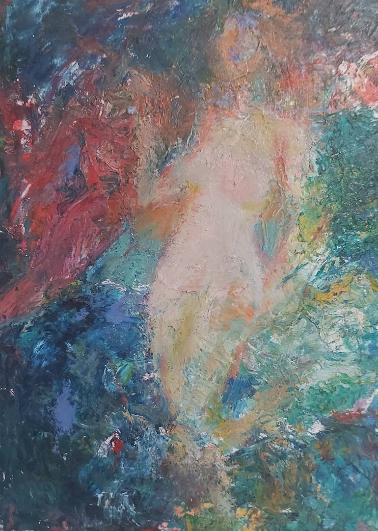 Original Abstract Nature Painting by Jenny Yusupov