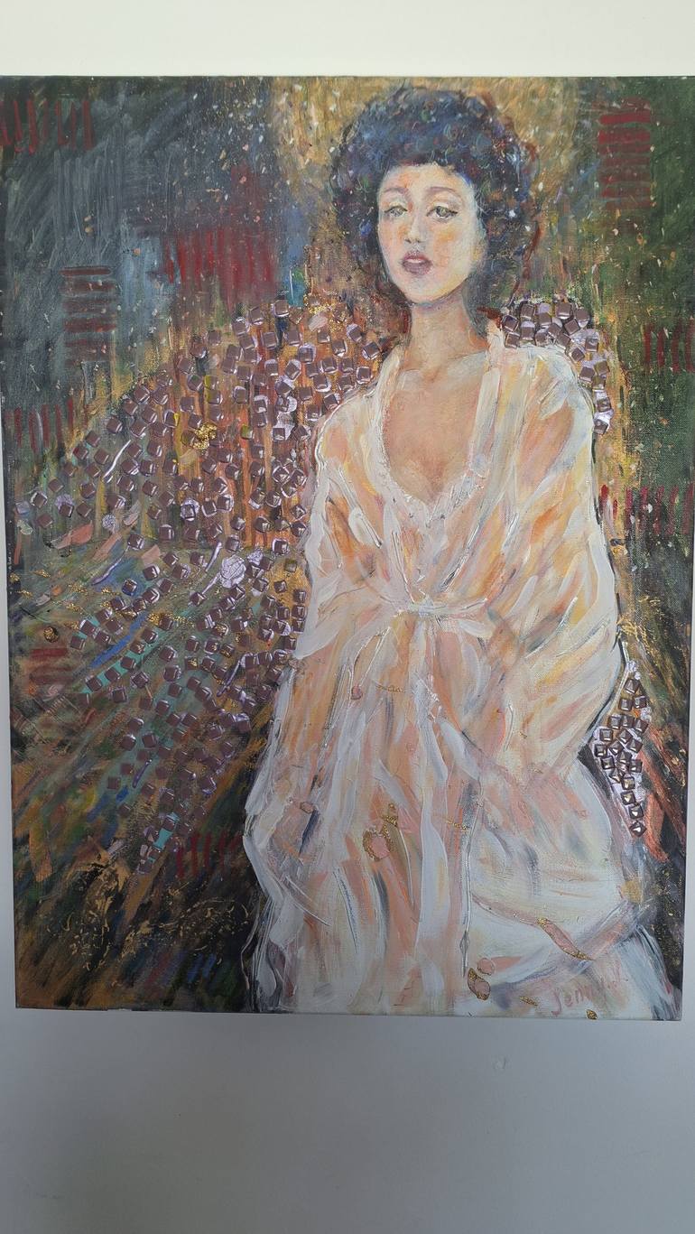 Original Women Painting by Jenny Yusupov