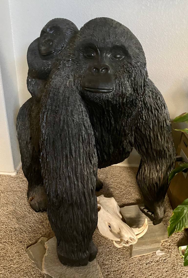 Original Realism Animal Sculpture by Wesley Smith