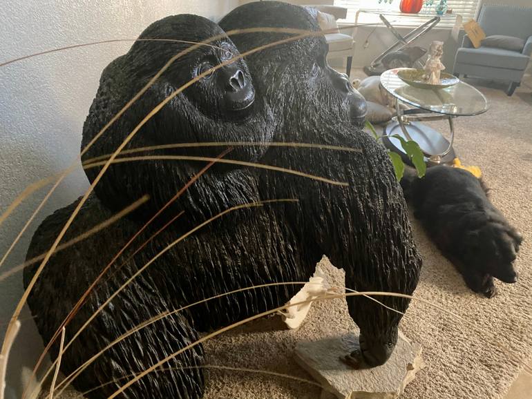 Original Realism Animal Sculpture by Wesley Smith