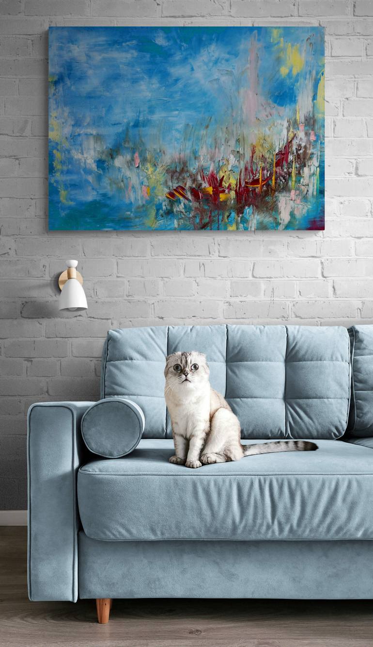 Original Expressionism Abstract Painting by Margo Tartart