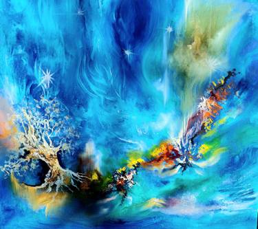 Original Abstract Expressionism Abstract Paintings by Margo Tartart