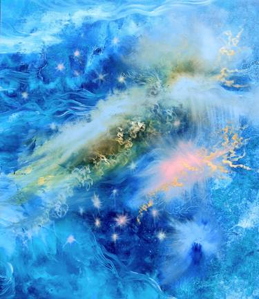 ,,Blue Lagoon'' Sea Water Art thumb