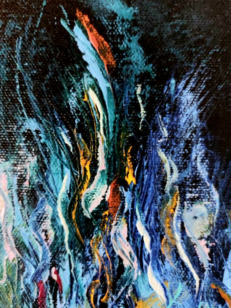 Original Art Deco Abstract Painting by Margo Tartart