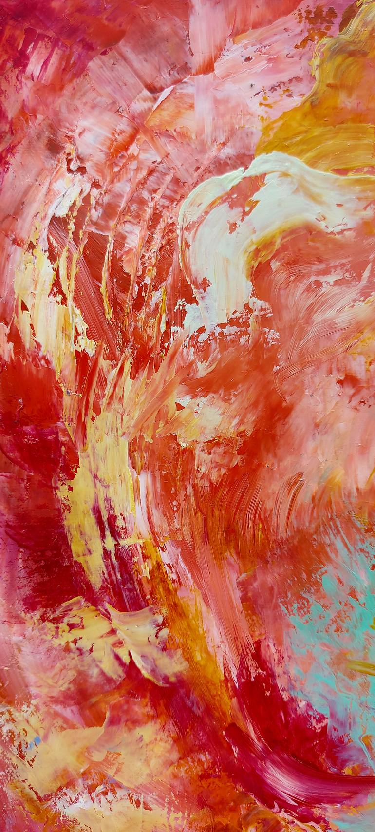 Original Abstract Expressionism Abstract Painting by Margo Tartart