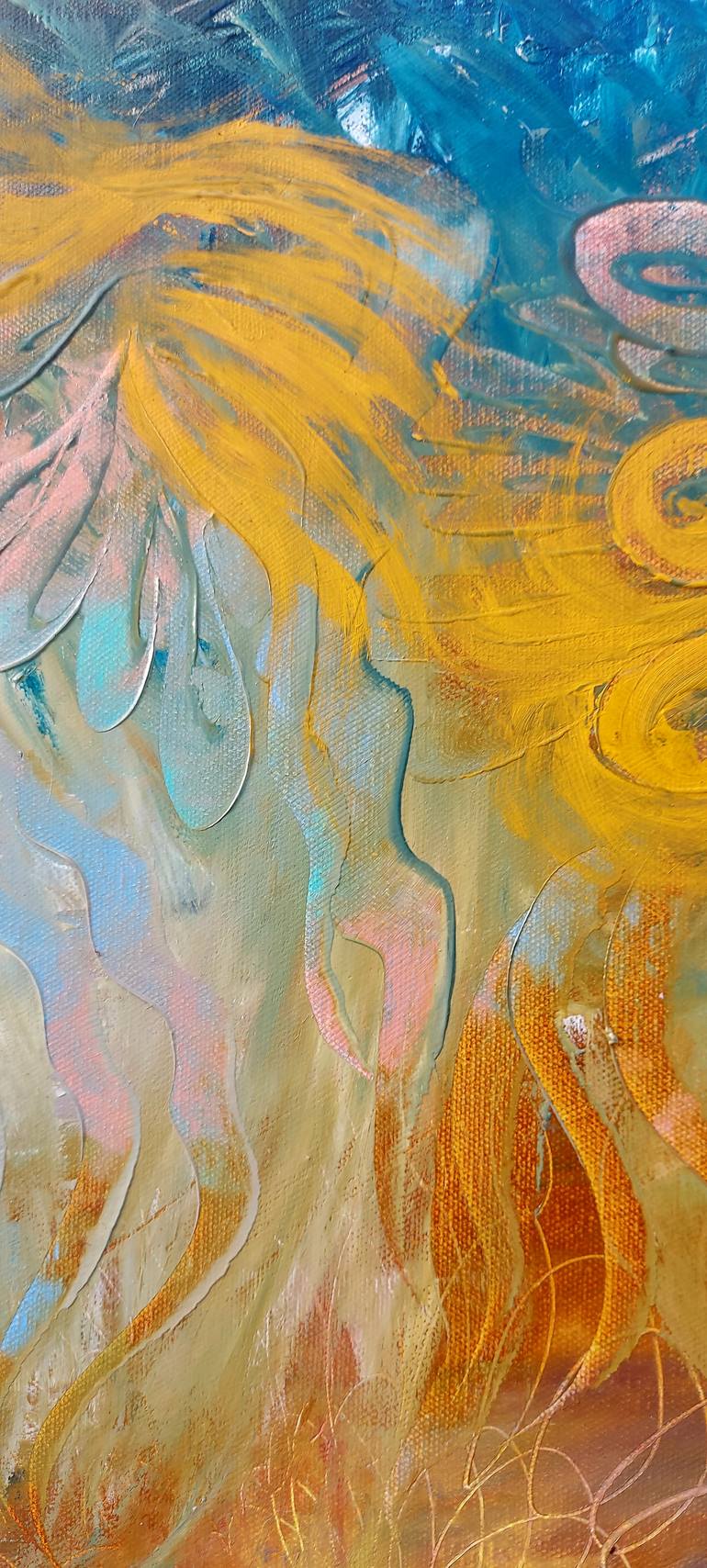 Original Abstract Expressionism Abstract Painting by Margo Tartart