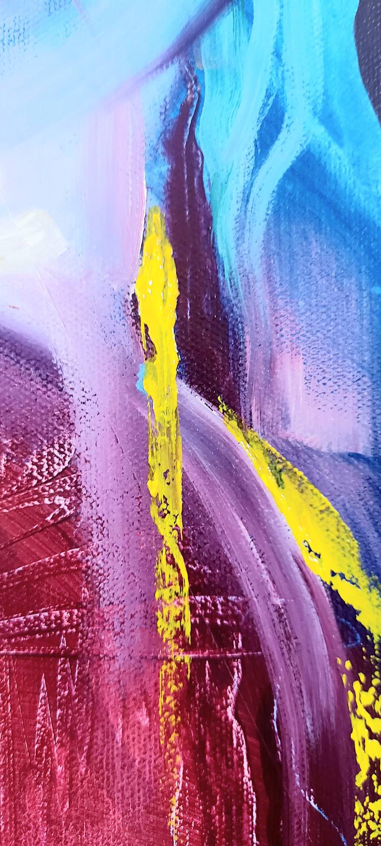 Original Art Deco Abstract Painting by Margo Tartart