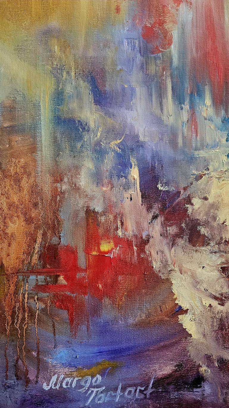 Original Abstract Expressionism Abstract Painting by Margo Tartart