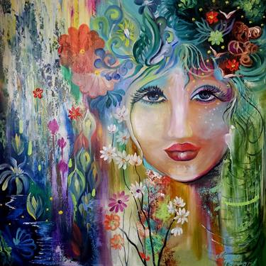 Original Expressionism Family Painting by Margo Tartart