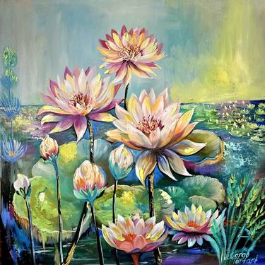 Original Impressionism Botanic Painting by Margo Tartart