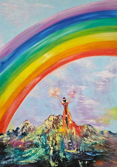 Original Expressionism Family Painting by Margo Tartart