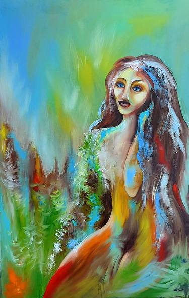 Print of Expressionism Women Paintings by Margo Tartart