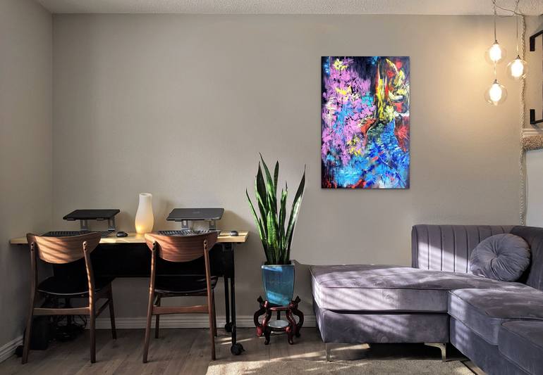 Original Abstract Nature Painting by Margo Tartart
