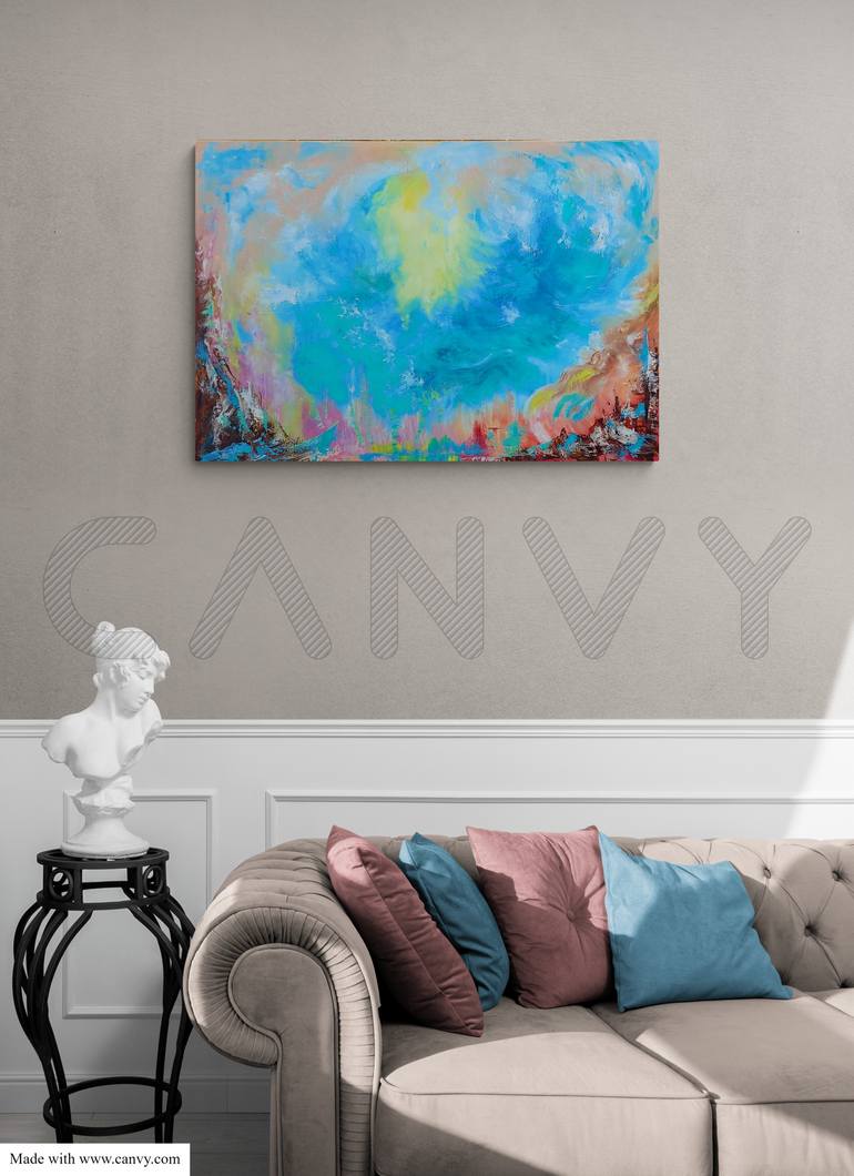 Original Abstract Expressionism Nature Painting by Margo Tartart