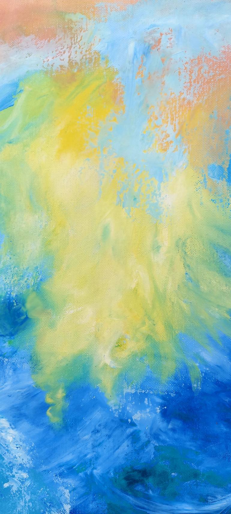Original Abstract Expressionism Nature Painting by Margo Tartart