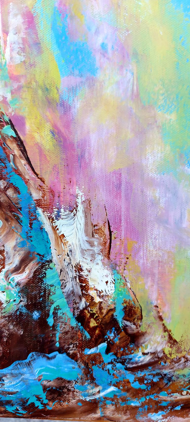 Original Abstract Expressionism Nature Painting by Margo Tartart