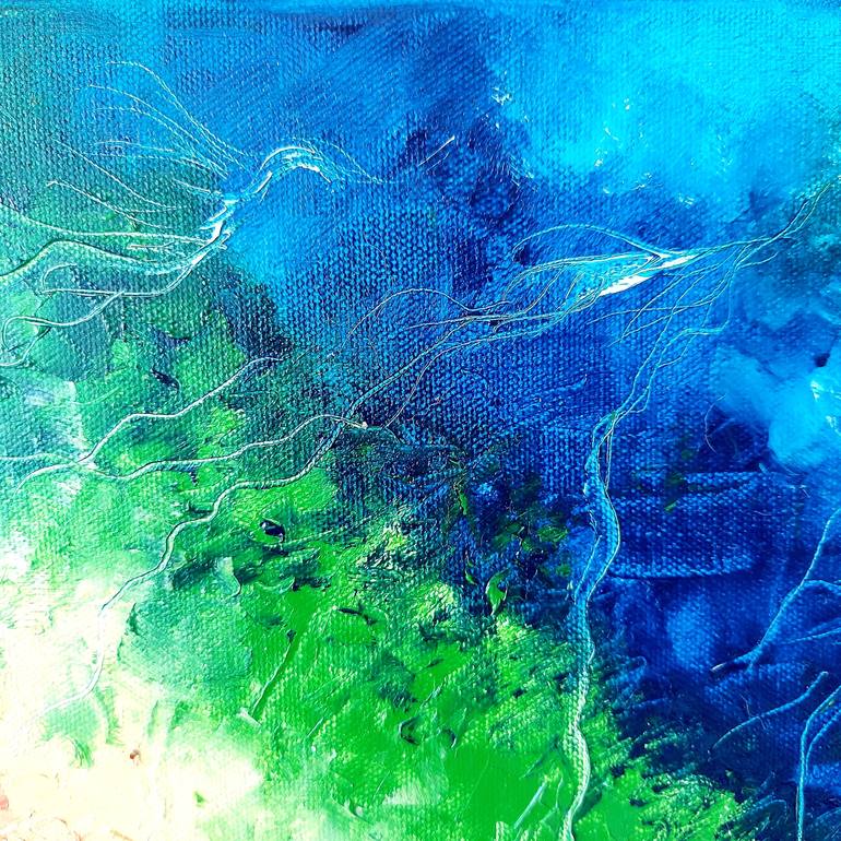 Original Abstract Expressionism Abstract Painting by Margo Tartart