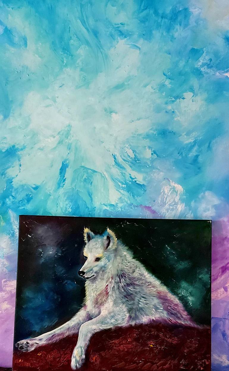 Original Expressionism Animal Painting by Margo Tartart