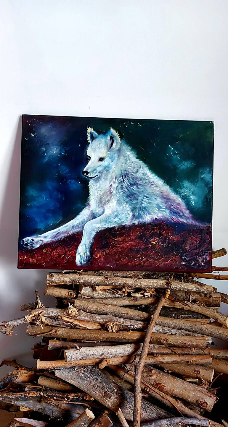Original Expressionism Animal Painting by Margo Tartart