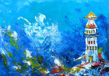 Original Impressionism Seascape Paintings by Margo Tartart