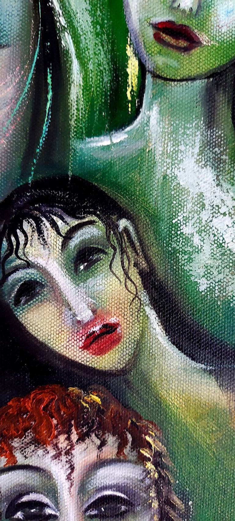 Original Impressionism Portrait Painting by Margo Tartart