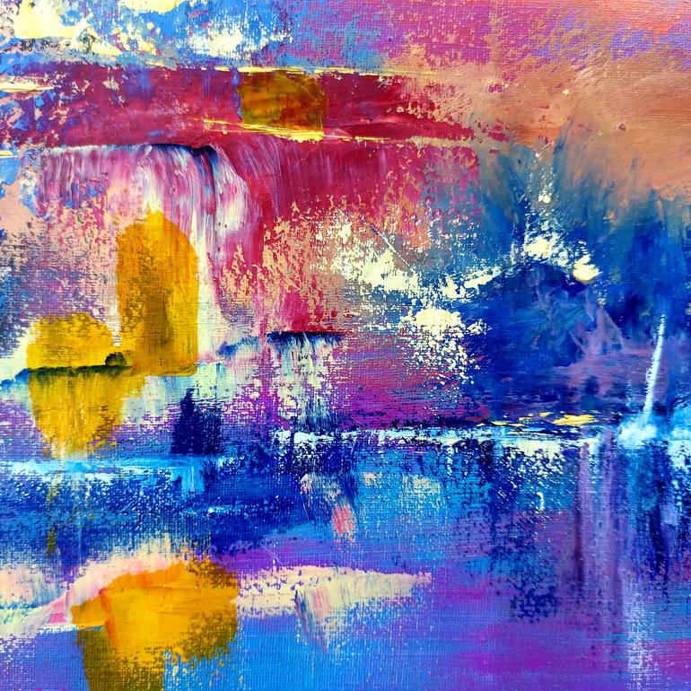 Original Abstract Expressionism Abstract Painting by Margo Tartart