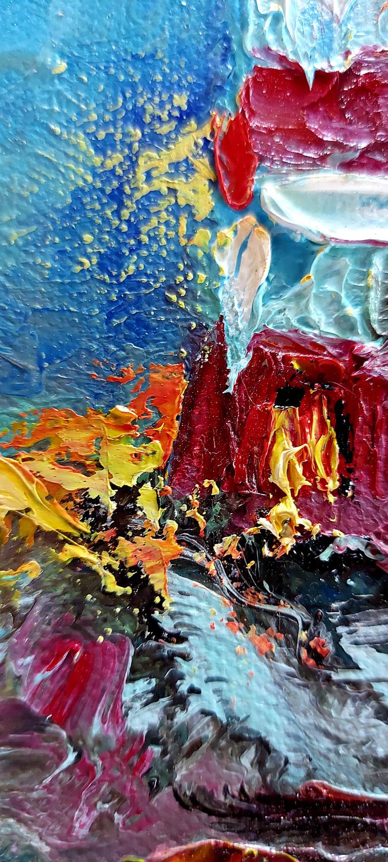 Original Expressionism Seascape Painting by Margo Tartart