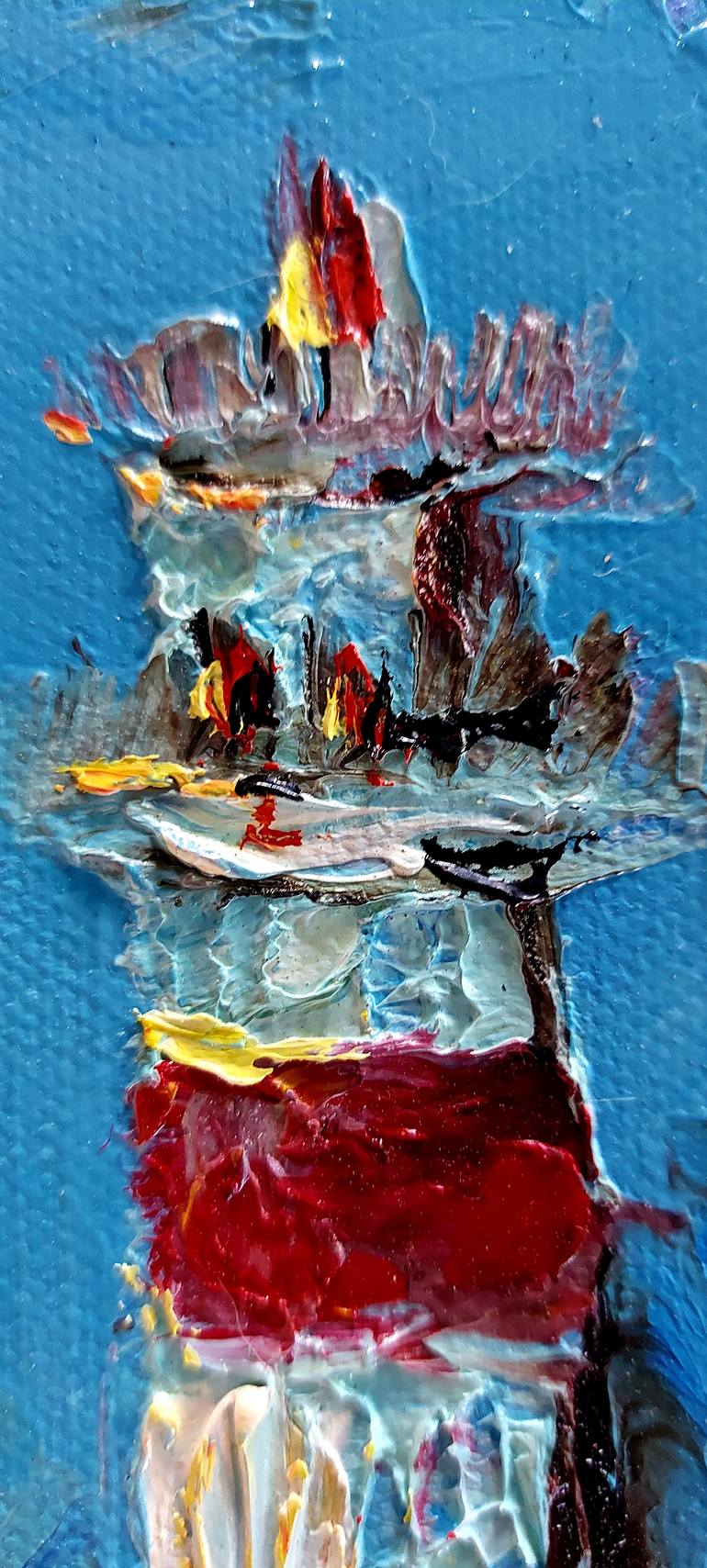 Original Expressionism Seascape Painting by Margo Tartart