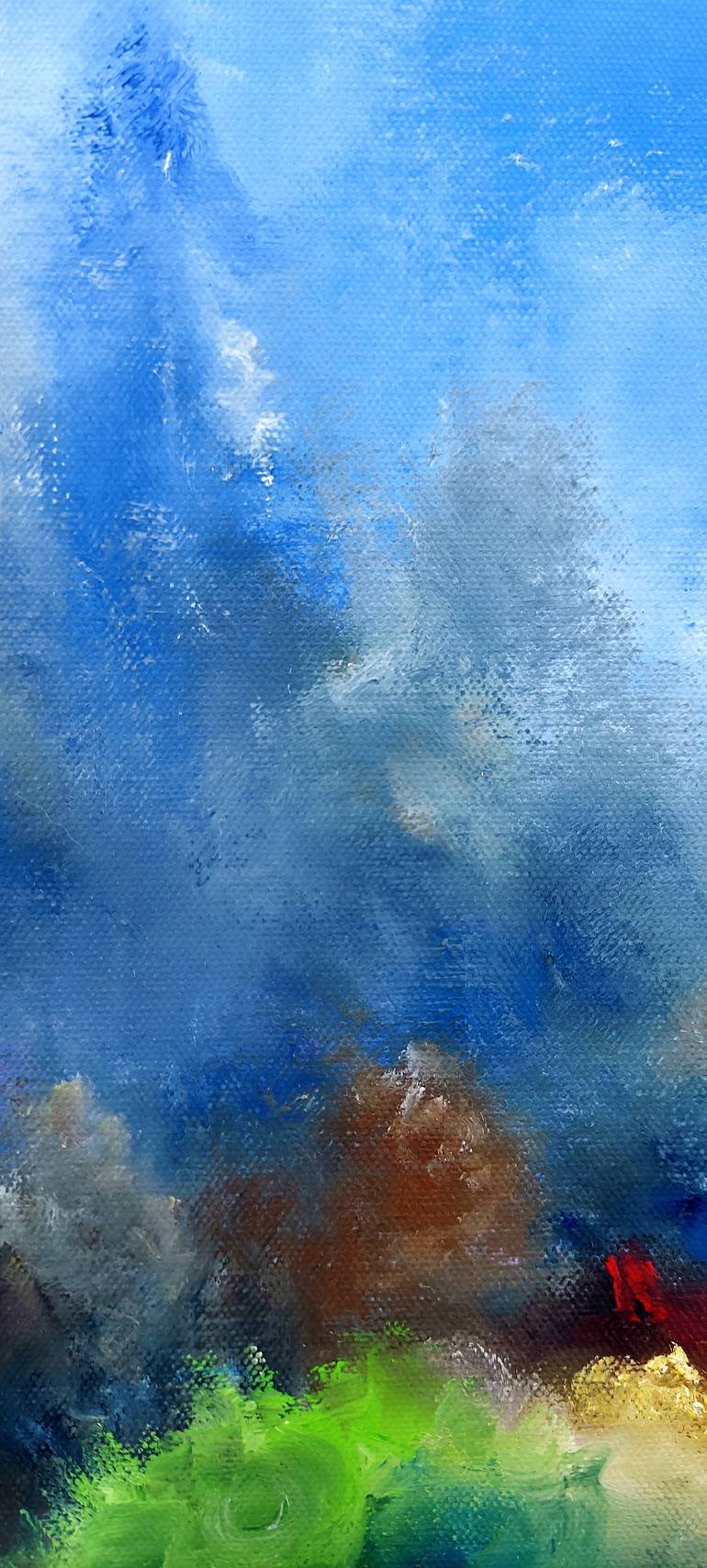 Original Abstract Landscape Painting by Margo Tartart