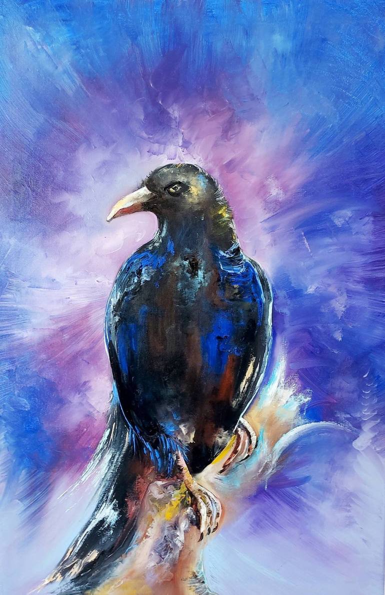 crow abstract art